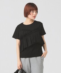 【8/6 再値下げ】アシメ ギャザー フリル Tシャツ