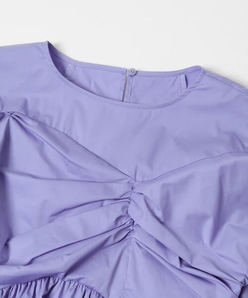 URBAN RESEARCH ROSSO WOMEN(アーバンリサーチ ロッソ)の「『別注』ELENDEEK×ROSSO GATHER BLOUSE(シャツ/ブラウス・レディース・オフホワイト/ブルー/ブラック・FREE)」の8枚目の写真