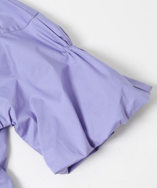 URBAN RESEARCH ROSSO WOMEN（アーバンリサーチ　ロッソ）の「『別注』ELENDEEK×ROSSO　GATHER BLOUSE（シャツ/ブラウス・レディース・オフホワイト/ブルー/ブラック・FREE）」の4枚目の写真