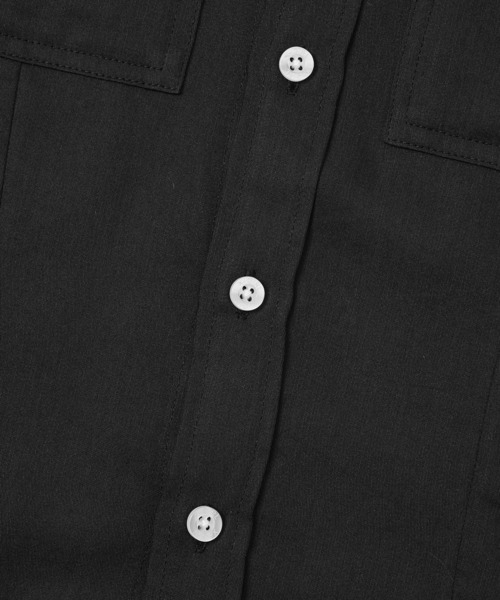 X-girl(エックスガール)の「FACE LABEL L/S COMPACT SHIRT(シャツ/ブラウス・レディース・ブラック/ホワイト/ピンク・S/M)」の17枚目の写真