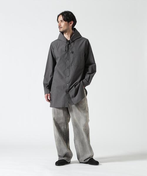 Toironier（トワロニエ）の「Toironier/トワロニエ/HOODED SHIRTS（シャツ/ブラウス・メンズ・ミント/ブラウン/ブラック・2/1）」の16枚目の写真