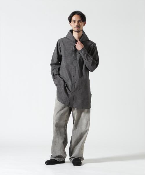 Toironier（トワロニエ）の「Toironier/トワロニエ/HOODED SHIRTS（シャツ/ブラウス・メンズ・ミント/ブラウン/ブラック・2/1）」の17枚目の写真