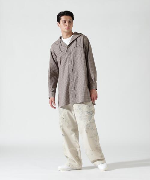 Toironier（トワロニエ）の「Toironier/トワロニエ/HOODED SHIRTS（シャツ/ブラウス・メンズ・ミント/ブラウン/ブラック・2/1）」の22枚目の写真