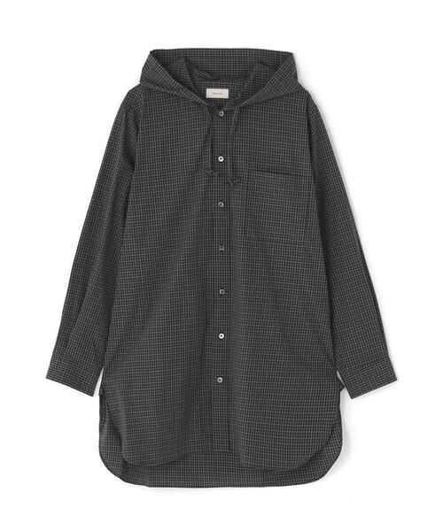 Toironier（トワロニエ）の「Toironier/トワロニエ/HOODED SHIRTS（シャツ/ブラウス・メンズ・ミント/ブラウン/ブラック・2/1）」の10枚目の写真