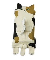 GLOBAL FORME CONCRETE（グローバルフォルムコンクリート）の「【AND PACKABLE】TBC(ティッシュボックスカバー)ニャンタマ（収納グッズ）」