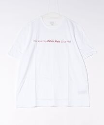 Calvin Klein（カルバン・クライン）の「【CALVIN KLEIN】ロゴＴシャツ　半袖　シンプル　クルーネック（Tシャツ/カットソー）」