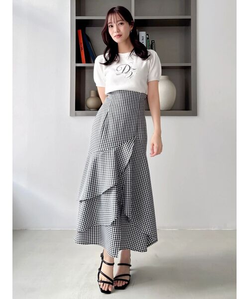 dazzlin(ダズリン)の「アシメラッフルマーメイドスカート(スカート・レディース・その他1/ブラック/インディゴブルー・MEDIUM/SMALL)」の15枚目の写真