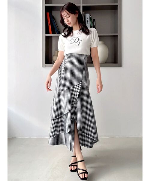 dazzlin(ダズリン)の「アシメラッフルマーメイドスカート(スカート・レディース・その他1/ブラック/インディゴブルー・MEDIUM/SMALL)」の17枚目の写真