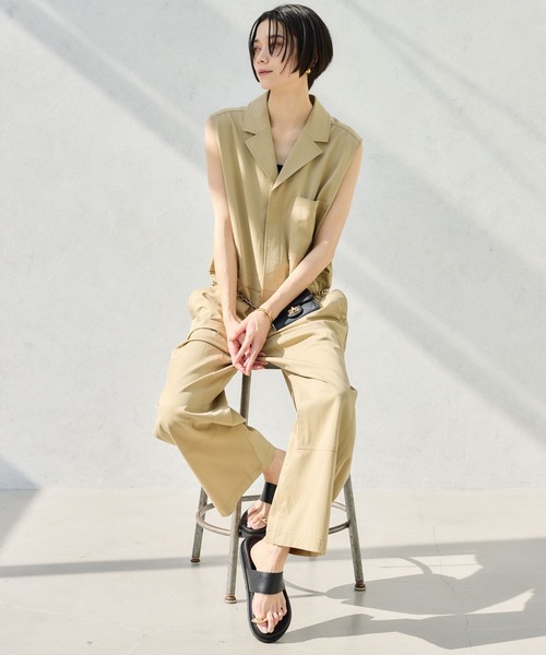 BARNYARDSTORM（バンヤードストーム）の「BARNYARDSTORM / 『ネルソンさん』ご紹介アイテム】メタルトングレザーサンダル【一部店舗限定カラー】（サンダル・レディース・モカ/ブラック・36/37/38）」の19枚目の写真