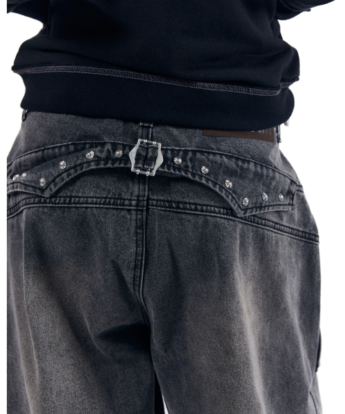 AAKAM(アーカム)の「Steve Double Knee Denim Pants (Gray)(デニムパンツ・レディース・その他・1/2)」の7枚目の写真