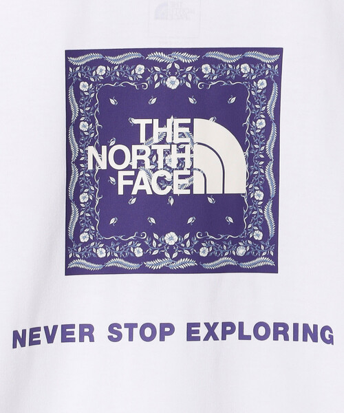 THE NORTH FACE（ザノースフェイス）の「THE NORTH FACE/ザ・ノース・フェイス S/S Bandana Square Logo Tee / NTW32446 / ショートスリーブバンダナスクエアロゴティー（Tシャツ/カットソー・レディース・ブラック/ネイビー/ホワイト・LARGE）」の12枚目の写真