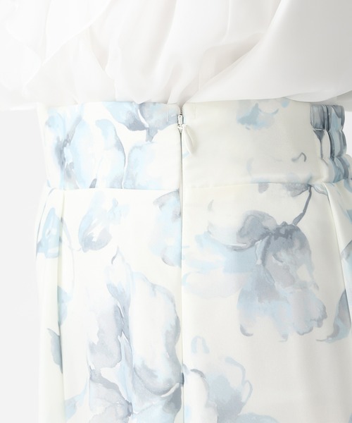 MISCH MASCH（ミッシュマッシュ）の「2026春夏新作 水彩フラワーラメシアースカート（ジャンパースカート・レディース・グレー/ブルー/グリーン・M/S）」の11枚目の写真