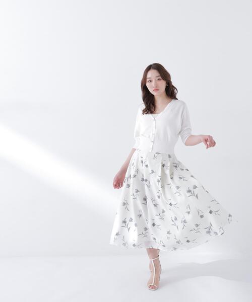 NATURAL BEAUTY BASIC（ナチュラルビューティーベーシック）の「【UVカット/マシンウォッシャブル/接触冷感】ドルマンボレロカーディガン（カーディガン/ボレロ・レディース・ブラック/ブルー/オフホワイト・FREE）」の15枚目の写真
