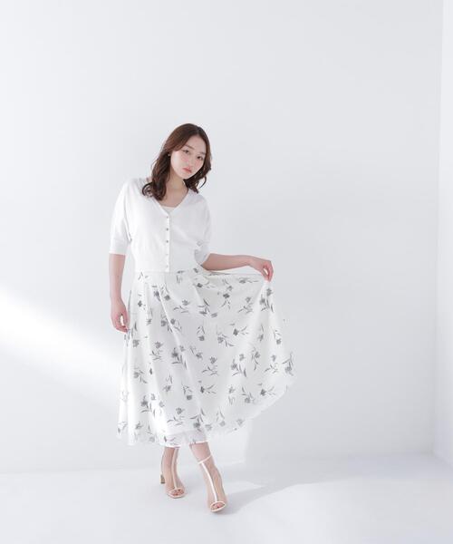 NATURAL BEAUTY BASIC（ナチュラルビューティーベーシック）の「【UVカット/マシンウォッシャブル/接触冷感】ドルマンボレロカーディガン（カーディガン/ボレロ・レディース・ブラック/ブルー/オフホワイト・FREE）」の21枚目の写真