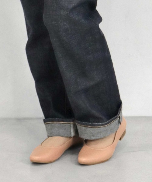 R.(REGAL FOOT COMMUNITY)(アールドット)の「アールドット S17C フラットパンプス(スリッポン・レディース・サーモンピンク・24.5/24/23.5/23/22.5)」の1枚目の写真