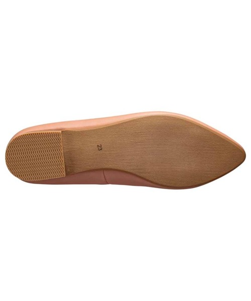 R.(REGAL FOOT COMMUNITY)(アールドット)の「アールドット S17C フラットパンプス(スリッポン・レディース・サーモンピンク・24.5/24/23.5/23/22.5)」の5枚目の写真