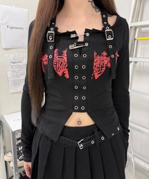 ハトメロゴデザイントップス