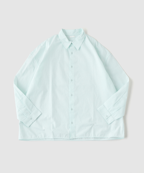SEEALL(シーオール)の「SEEALL / シーオール REGULAR COLLAR SHIRTS SOLID(シャツ/ブラウス・メンズ・グリーン系その他/ホワイト・48/46)」の2枚目の写真