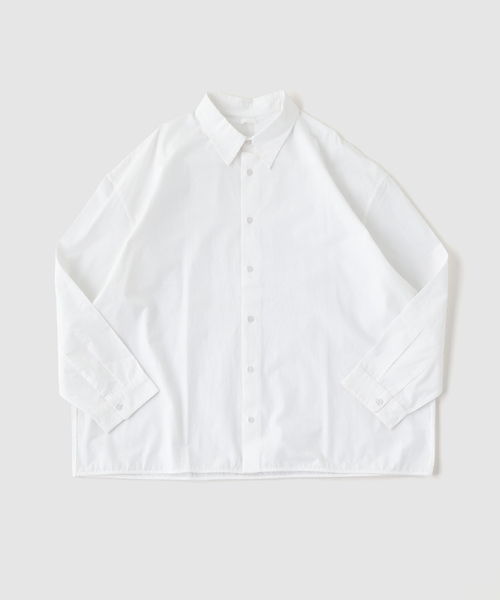 SEEALL(シーオール)の「SEEALL / シーオール REGULAR COLLAR SHIRTS SOLID(シャツ/ブラウス・メンズ・グリーン系その他/ホワイト・48/46)」の1枚目の写真