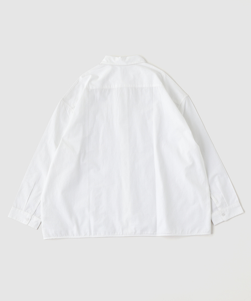 SEEALL(シーオール)の「SEEALL / シーオール REGULAR COLLAR SHIRTS SOLID(シャツ/ブラウス・メンズ・グリーン系その他/ホワイト・48/46)」の3枚目の写真