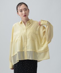 LEPSIM | 異素材ショートポンチョシャツ　654008(シャツ/ブラウス)