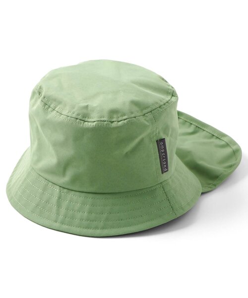 Ampersand（アンパサンド）の「【UVカット/接触冷感/撥水加工/遮光】ヒヨケルHAT（ハット・キッズ・カーキ/イエロー/ブルー/アイボリー/ブラック・48/56/54/52/50）」の3枚目の写真