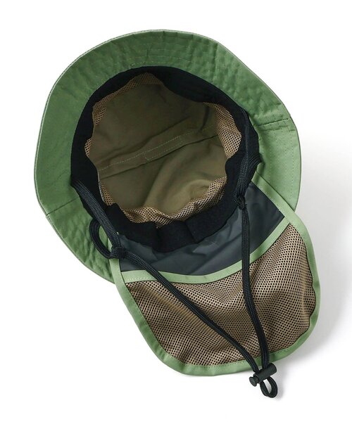 Ampersand（アンパサンド）の「【UVカット/接触冷感/撥水加工/遮光】ヒヨケルHAT（ハット・キッズ・カーキ/イエロー/ブルー/アイボリー/ブラック・48/56/54/52/50）」の17枚目の写真