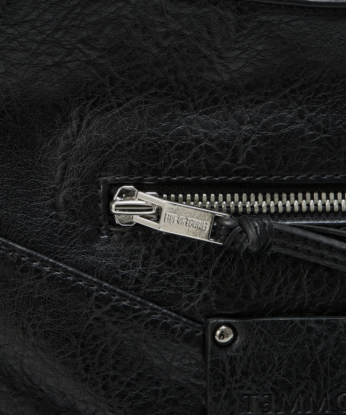 ETRE AU SOMMET（エトレオソメ）の「Strap Belt Eyelet Cross Big Bag (Black)（ショルダーバッグ・レディース・その他・FREE）」の5枚目の写真