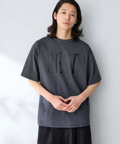 B.C STOCK（ベーセーストック）の「カラーロゴアソート TEE（Tシャツ/カットソー・メンズ・ブラック/ネイビー/オレンジ/イエロー/ホワイト/グリーン/レッド/ピンク・MEDIUM/LARGE）」の3枚目の写真