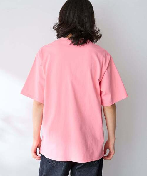 B.C STOCK（ベーセーストック）の「カラーロゴアソート TEE（Tシャツ/カットソー・メンズ・ブラック/ネイビー/オレンジ/イエロー/ホワイト/グリーン/レッド/ピンク・MEDIUM/LARGE）」の14枚目の写真
