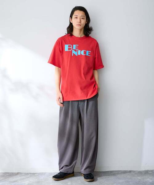 B.C STOCK（ベーセーストック）の「カラーロゴアソート TEE（Tシャツ/カットソー・メンズ・ブラック/ネイビー/オレンジ/イエロー/ホワイト/グリーン/レッド/ピンク・MEDIUM/LARGE）」の15枚目の写真