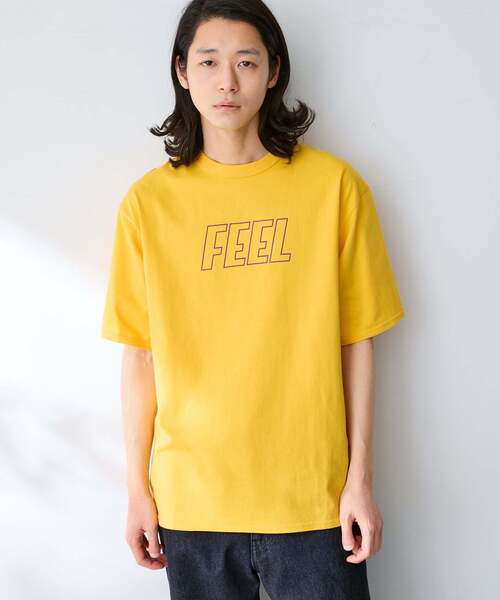 B.C STOCK（ベーセーストック）の「カラーロゴアソート TEE（Tシャツ/カットソー・メンズ・ブラック/ネイビー/オレンジ/イエロー/ホワイト/グリーン/レッド/ピンク・MEDIUM/LARGE）」の20枚目の写真