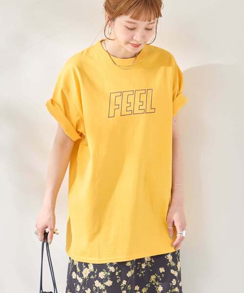 B.C STOCK（ベーセーストック）の「カラーロゴアソート TEE（Tシャツ/カットソー・メンズ・ブラック/ネイビー/オレンジ/イエロー/ホワイト/グリーン/レッド/ピンク・MEDIUM/LARGE）」の9枚目の写真