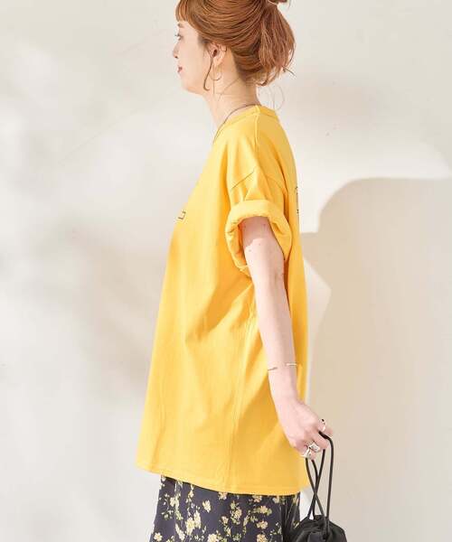 B.C STOCK（ベーセーストック）の「カラーロゴアソート TEE（Tシャツ/カットソー・メンズ・ブラック/ネイビー/オレンジ/イエロー/ホワイト/グリーン/レッド/ピンク・MEDIUM/LARGE）」の10枚目の写真