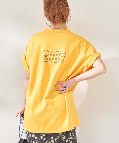B.C STOCK（ベーセーストック）の「カラーロゴアソート TEE（Tシャツ/カットソー・メンズ・ブラック/ネイビー/オレンジ/イエロー/ホワイト/グリーン/レッド/ピンク・MEDIUM/LARGE）」の11枚目の写真