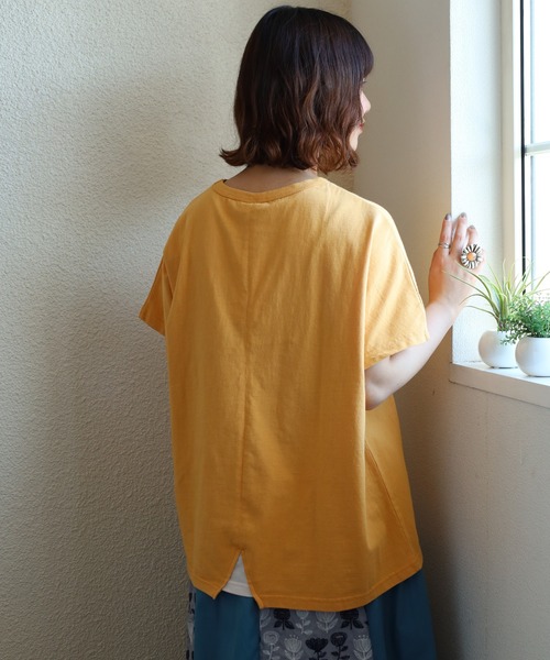 Emago（イマゴ）の「EMAGO ﾋﾟｸﾙｽﾌﾟﾘﾝﾄﾄﾞﾙﾏﾝT 半袖（Tシャツ/カットソー・レディース・ブラック/オレンジ/ホワイト・FREE）」の10枚目の写真
