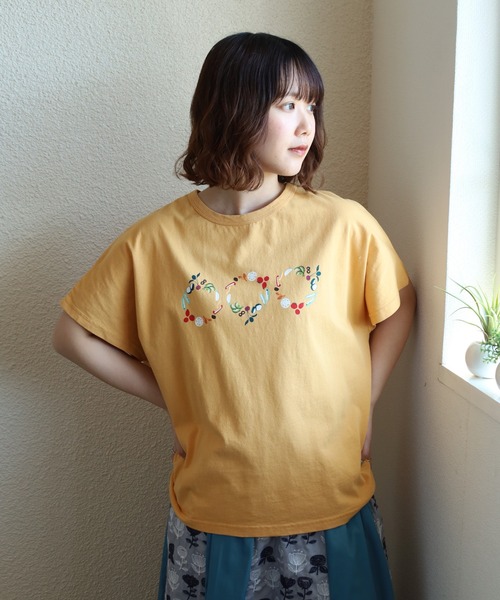Emago（イマゴ）の「EMAGO ﾋﾟｸﾙｽﾌﾟﾘﾝﾄﾄﾞﾙﾏﾝT 半袖（Tシャツ/カットソー・レディース・ブラック/オレンジ/ホワイト・FREE）」の4枚目の写真