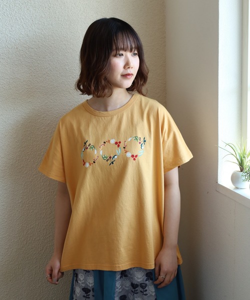 Emago（イマゴ）の「EMAGO ﾋﾟｸﾙｽﾌﾟﾘﾝﾄﾄﾞﾙﾏﾝT 半袖（Tシャツ/カットソー・レディース・ブラック/オレンジ/ホワイト・FREE）」の8枚目の写真