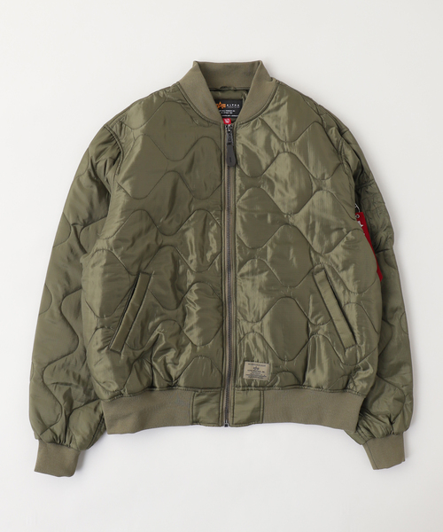 Alpha Industries(アルファインダストリーズ)の「ALPHA INDUSTRIES / アルファ インダストリーズ L-2B RELAXED QUILTED FLI(その他アウター・メンズ・イエロー/カーキ/ブラック/ピンク・X-LARGE/LARGE/MEDIUM/SMALL)」の2枚目の写真