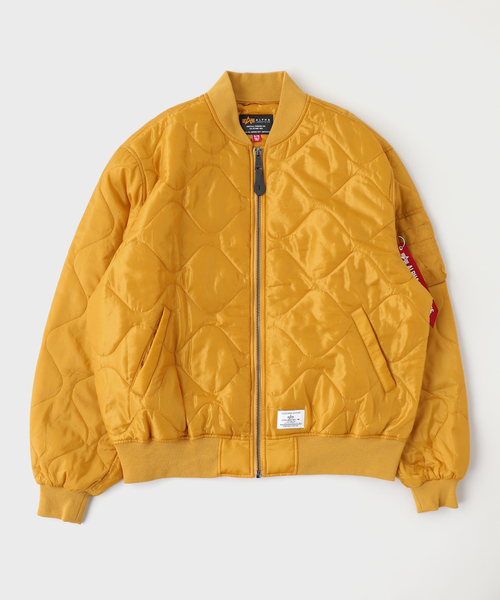 Alpha Industries(アルファインダストリーズ)の「ALPHA INDUSTRIES / アルファ インダストリーズ L-2B RELAXED QUILTED FLI(その他アウター・メンズ・イエロー/カーキ/ブラック/ピンク・X-LARGE/LARGE/MEDIUM/SMALL)」の3枚目の写真