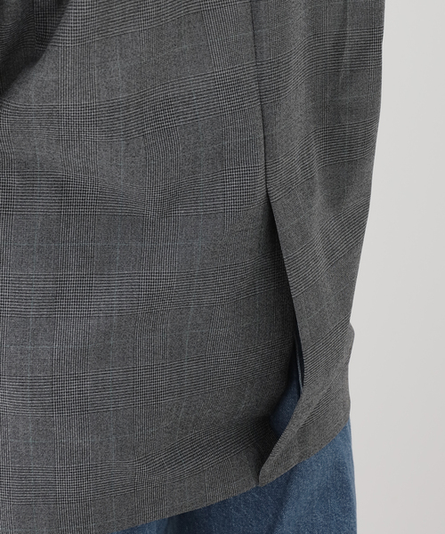 SLOBE IENA（スローブイエナ）の「クリスピーシアーテーラードジャケット（テーラードジャケット・レディース・チャコールグレー・FREE）」の6枚目の写真