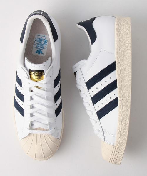 adidas(アディダス)の「adidas SUPERSTAR 80S(スニーカー・レディース・ホワイト/ブラック/ネイビー/その他1・24.5cm/23cm/23.5cm/24cm)」の4枚目の写真