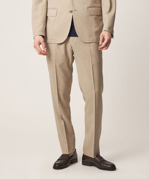 A DAY IN THE LIFE UNITED ARROWS(アデイインザライフユナイテッドアローズ)の「NTS®ツイル ノープリーツ スラックス-セットアップ対応・吸水速乾・マシンウォッシャブル-<A DAY IN THE LIFE>(スラックス・メンズ・ロイヤルブルー/ベージュ/ネイビー/グレー系・M/L/XL/S)」の3枚目の写真