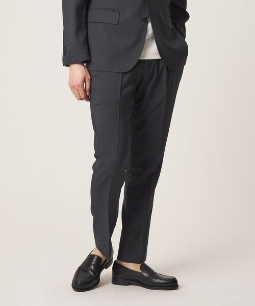 A DAY IN THE LIFE UNITED ARROWS(アデイインザライフユナイテッドアローズ)の「NTS®ツイル ノープリーツ スラックス-セットアップ対応・吸水速乾・マシンウォッシャブル-<A DAY IN THE LIFE>(スラックス・メンズ・ロイヤルブルー/ベージュ/ネイビー/グレー系・M/L/XL/S)」の1枚目の写真