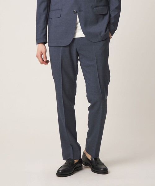 A DAY IN THE LIFE UNITED ARROWS(アデイインザライフユナイテッドアローズ)の「NTS®ツイル ノープリーツ スラックス-セットアップ対応・吸水速乾・マシンウォッシャブル-<A DAY IN THE LIFE>(スラックス・メンズ・ロイヤルブルー/ベージュ/ネイビー/グレー系・M/L/XL/S)」の4枚目の写真