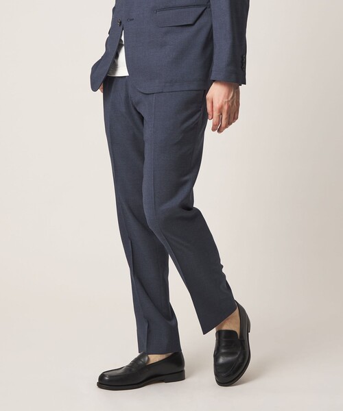 A DAY IN THE LIFE UNITED ARROWS(アデイインザライフユナイテッドアローズ)の「NTS®ツイル ノープリーツ スラックス-セットアップ対応・吸水速乾・マシンウォッシャブル-<A DAY IN THE LIFE>(スラックス・メンズ・ロイヤルブルー/ベージュ/ネイビー/グレー系・M/L/XL/S)」の7枚目の写真