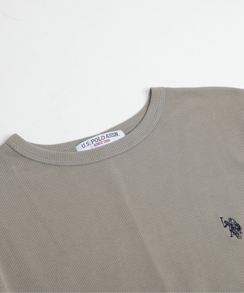 La-gemme(ラジェム)の「U.S. POLO ASSN リブニットワンピース/オールシーズン着用可能/体型カバー(ワンピース・レディース・グレー/モカ/ネイビー/ブラック・L/M)」の19枚目の写真