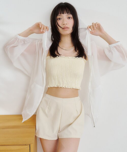 WEB限定》シアーパーカー4SETスイムウェア（水着）｜mystic