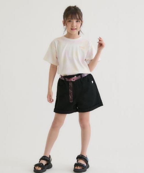 PINK-latte（ピンクラテ）の「【接触冷感】タイダイ柄くまちゃんTシャツ（Tシャツ/カットソー・キッズ・ライトグレー/ライトオレンジ系/ミント/ラベンダー・140cm/130cm/160cm/150cm/120cm）」の17枚目の写真