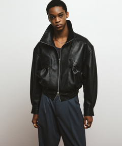 セール】Levi's/リーバイス PREMIUM BLACK FULLZIP SPORTS LEATHER